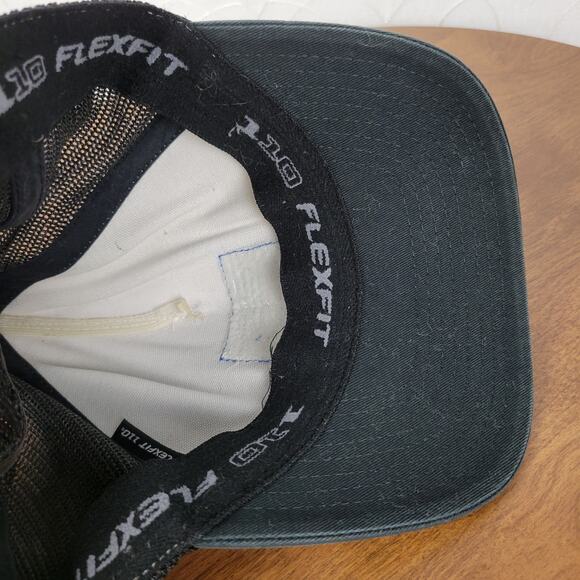 The North Face Keep It Patched Trucker Hat White Black Flexfit Tech 110 Snapback - Picture 11 of 12
